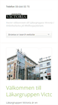 Mobile Screenshot of lakargruppenvictoria.se